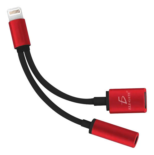 Adaptador Para iPhone Lightning 3.5 Auxiliar Audífonos Y