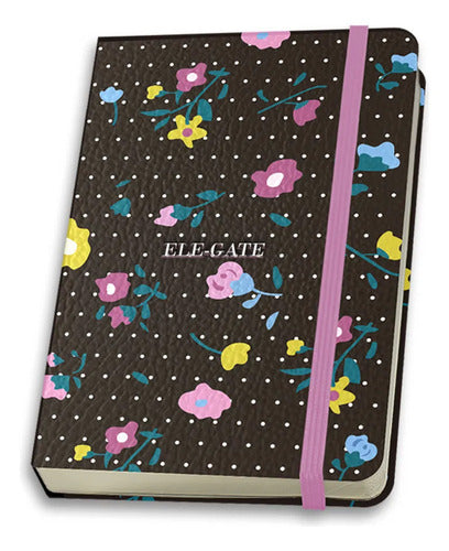 Cuaderno Con Flores Estilo Coquete Con 75 Hojas Rayadas