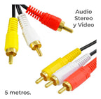 Cable Rca Macho A Macho 1.5 Metros Audio Y Video