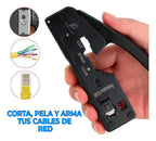 Herramienta de crimpado para conectores de red CAT5 CAT6