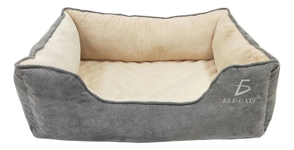 Cama rectangular lavable para perros cálida y cómoda -para