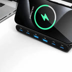Cargador Inalambrico Rapido Para Celular De Escritorio 7 En