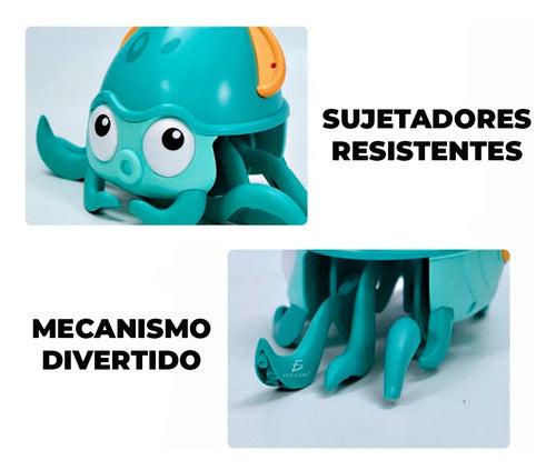 Juguete De Calamar Con Movimiento Contra Agua Bebé