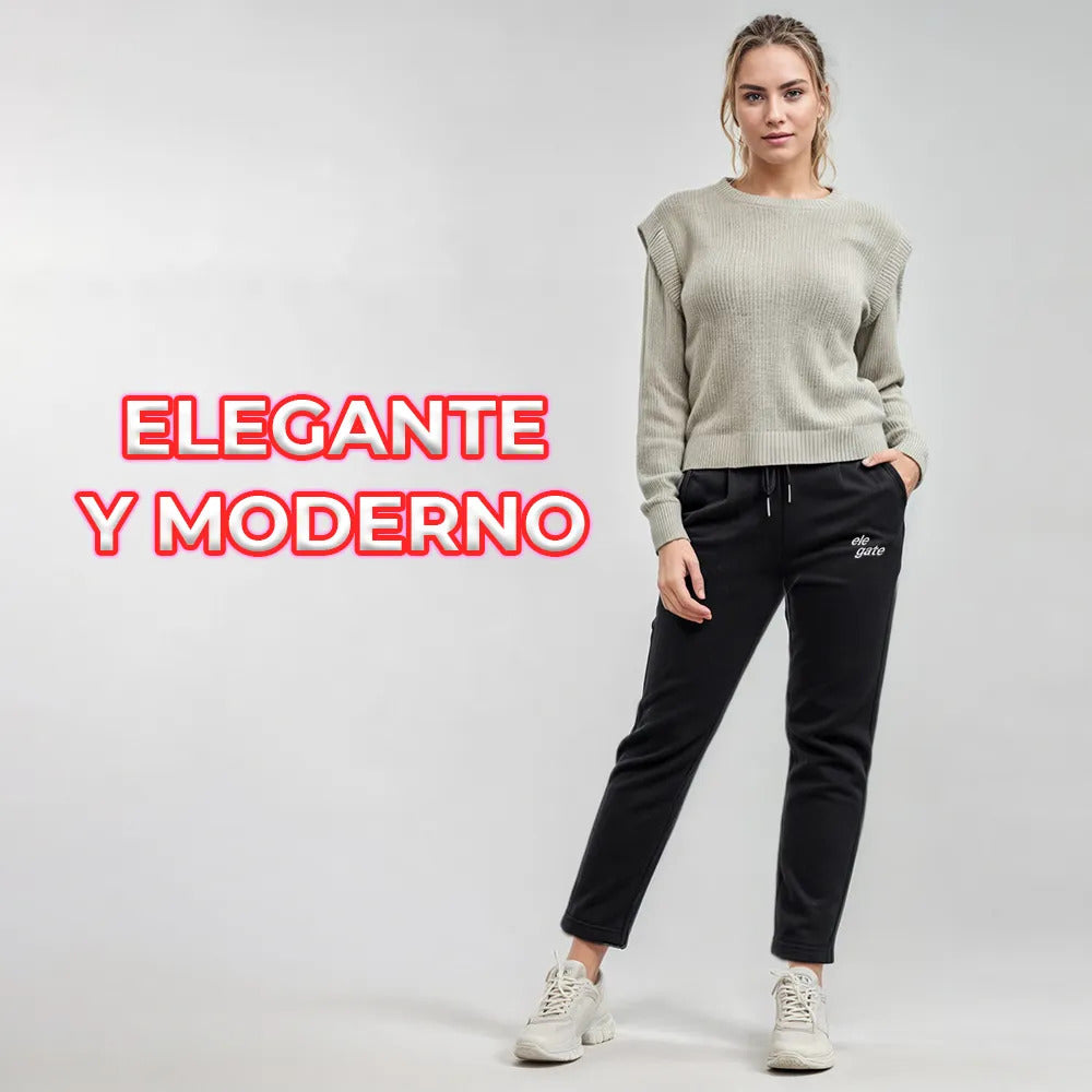 Pantalones Deportivos De Algodón Para Mujer Estilo Y Negro Xxxl