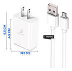 Cargador Portatil Con Cable Micro Usb V8 Para Xiaomi Para