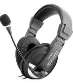 Audífonos gamer de diadema 3.5 mm para PS4 Xbox y PC negro