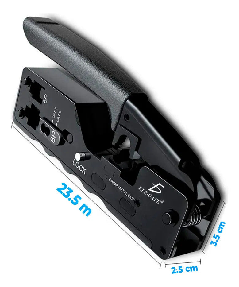 Herramienta de crimpado para conectores de red CAT5 CAT6