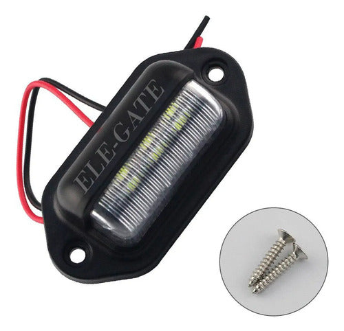Luz Led De 12v Para Placa De Matrícula Exterior Y Interior