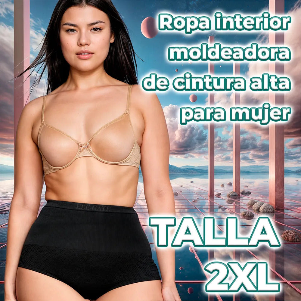 Panties Elásticas De Elevación De Cadera Y Glúteo Beige Xxl