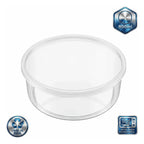 Contenedor Redondo Con Tapa De 900 Ml