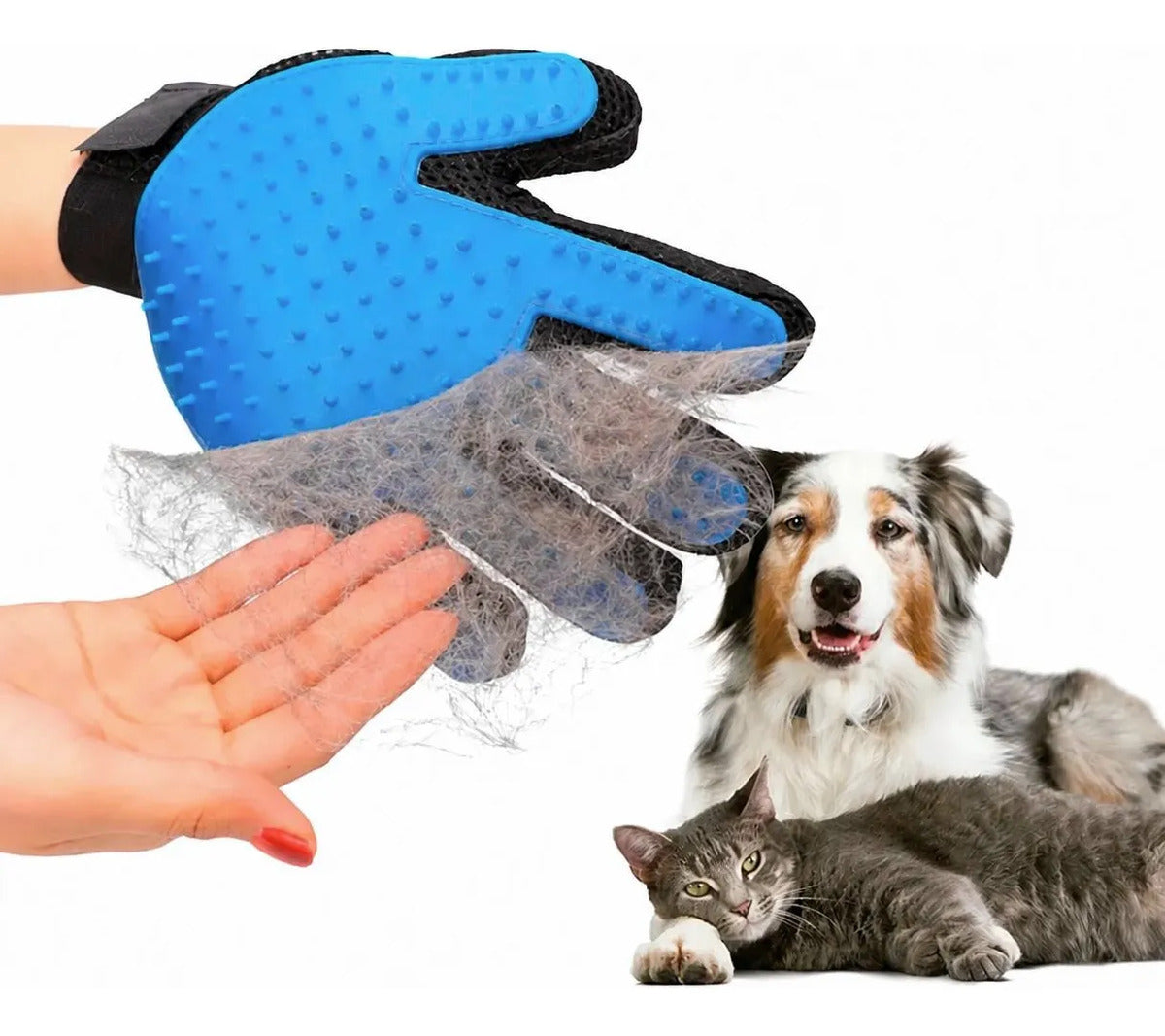 Guante quita pelo para mascota