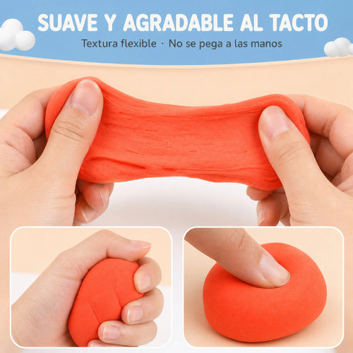 Kit De Plastilina Infantil Con Moldes De Panadería Y Waffles