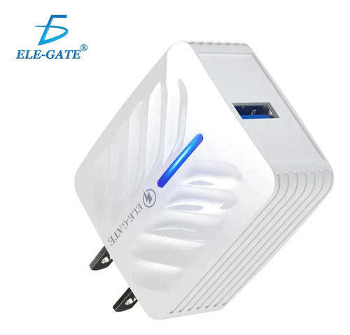 Cargador Quick Charge De Version 3.0 Con Conector Tipo V8
