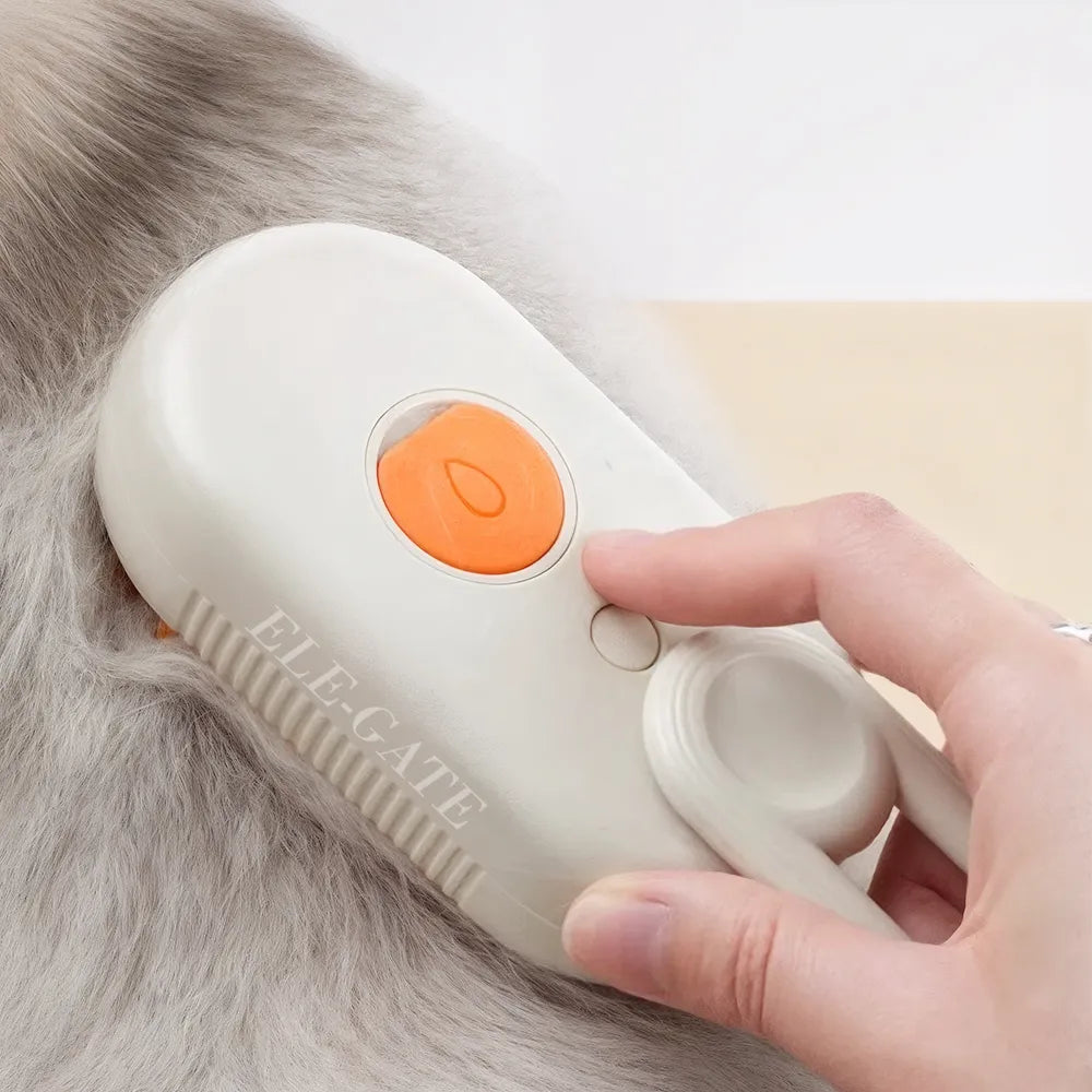 Cepillo Vaporizador Usb Para Perros Y Gatos