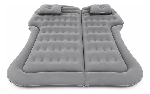 Colchón Inflable Para Auto Y Camping Con Bomba Cama