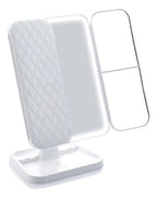 Espejo De Maquillaje Iluminado De Tres Pliegues Luz Led Con