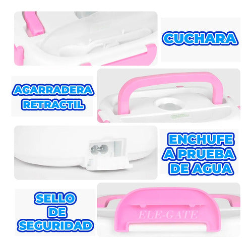 Lonchera Portátil De Calefacción De Alimentos Eléctrica Rosa