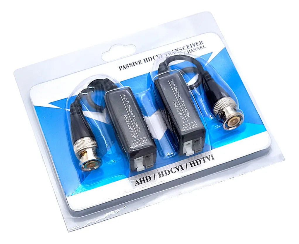 Balun Pasivo Utp Para Video Cctv Con Conector Bnc