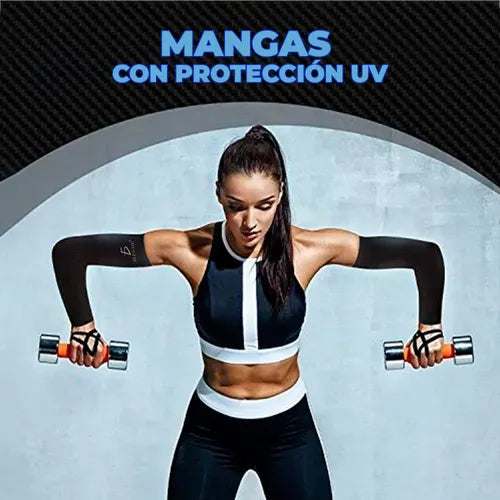 Mangas Uv Protección Para Brazo Seda Hielo Resistente Unitalla