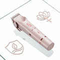 Rasuradora eléctrica 2 en 1 IPX7 USB-C rosa