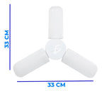 Foco Led 45w Tipo Ventilador Apertura Ajustable Luz Blanca