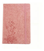 Libreta con tapa acolchada y texturizada con hojas tipo