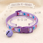 Collar Para Gato Con Campana Diseño Único Y Separable