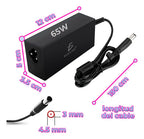 Cargador Para Laptop Compatible Con Dell De 65w 3.34a 19.5v