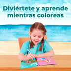 Libro Infantil Mágico Para Colorear Educativo