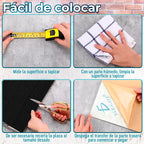 Paneles Xpe Autoadhesivos 10 Pzs Ladrillo Negro 35 X 38.5 Cm