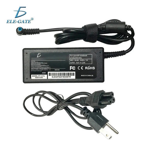 Cargador Laptop Para Hp 19.5v 2.31a 40w Punta Azul