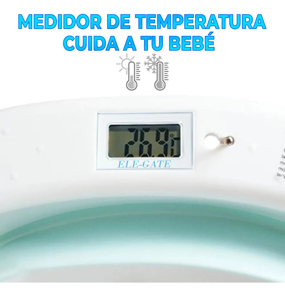 Bañera Tina De Baño Con Termómetro De Agua Para Bebe