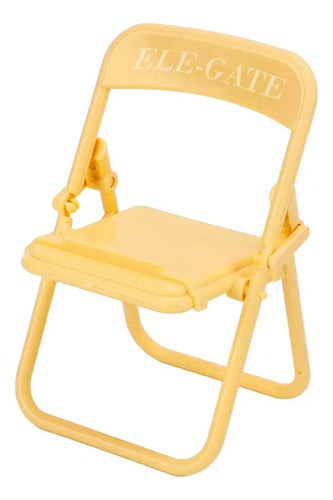 Soporte Para Celular En Forma De Mini Silla Colores