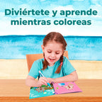 Libro Infantil Para Colorear Magia De Los Colores Con Agua