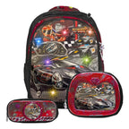 Set de mochila galáctica escolar con lapicera y lonchera