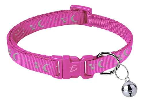 Collar Ajustable Con Cascabel Para Gatos Y Perros Pequeños