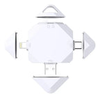 Lector De Tarjetas Sd Y Micro Sd 4 En 1 Cuadrado Usb Usb-c