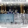 Cadena De Luz Led Estrella Luces De Decoración Navideña 2.5m