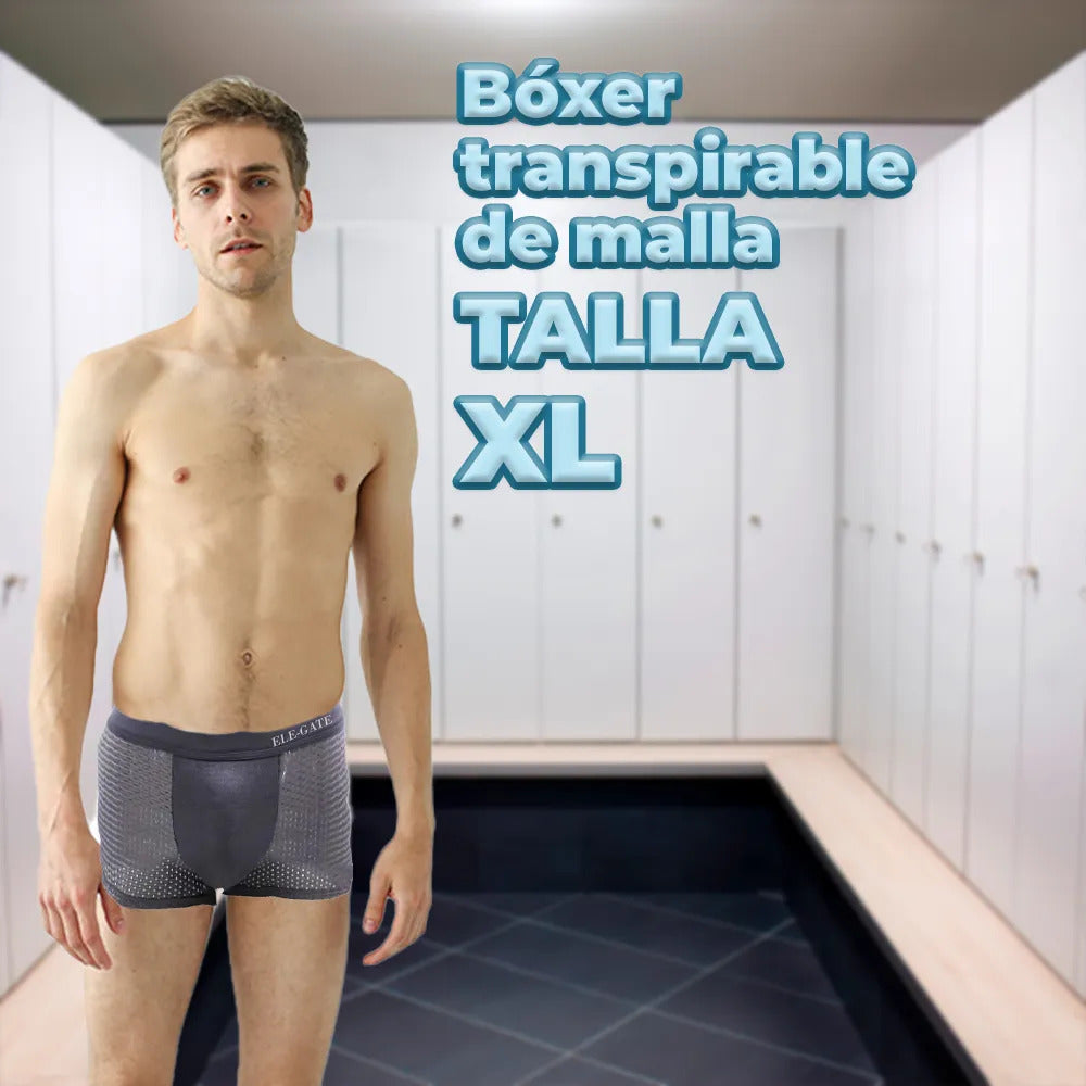 Boxer fresco y super absorbente traspirable - xl gris oscuro XL