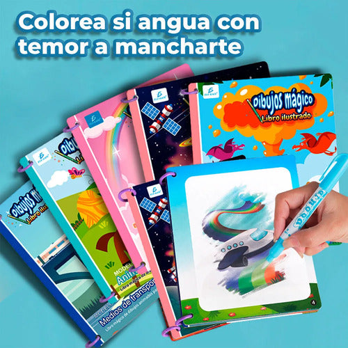Libro Mágico Infantil Para Colorear Cultura Deportiva