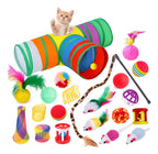 Set De 22 Piezas Con Túnel Triple Pelotas Y Ratones Para Multicolor