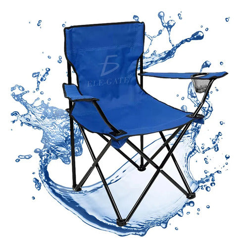 Silla De Descanso Plegable Portátil Para Playa Y Camping Rojo