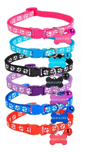 Collar Reflejante De Seguridad Anti Ahorcamiento Para Gatos Azul