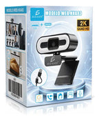 Cámara Web 2k Ultra Hd Tipo C+usb Con Luz De Relleno