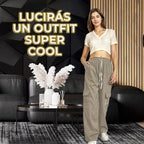 Pants térmico cargo con forro aborregado mocha marrón claro M