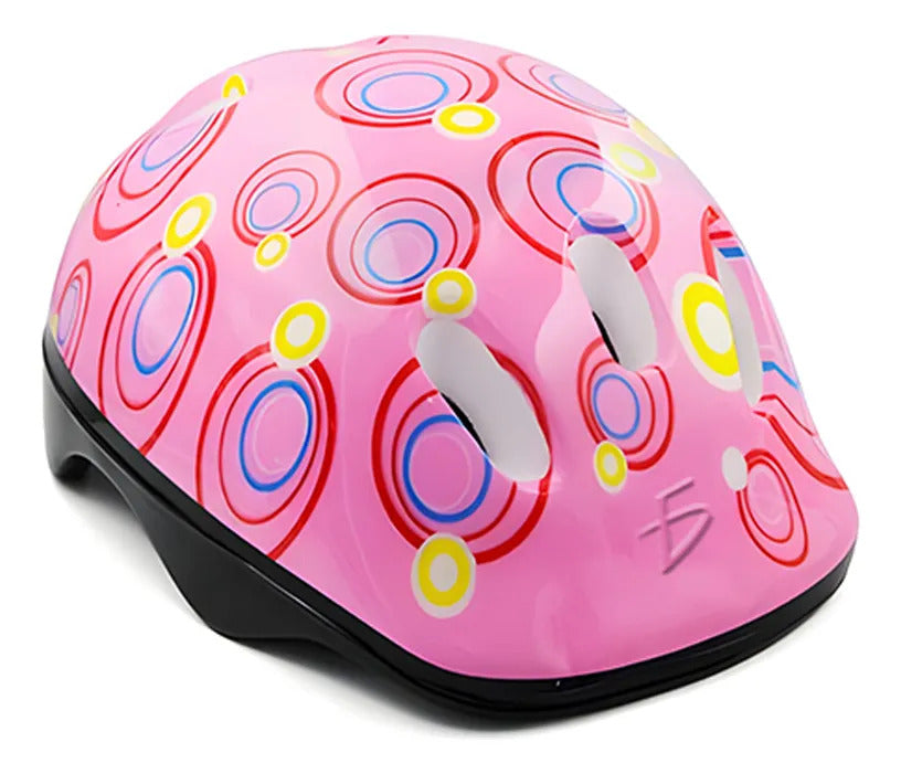 Casco Niños Y Niñas Bicicleta Scooter Patines Patineta Azul P