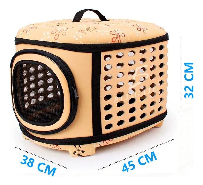 Mochila Bolsa Transportadora Para Perros Y Gatos Viaje
