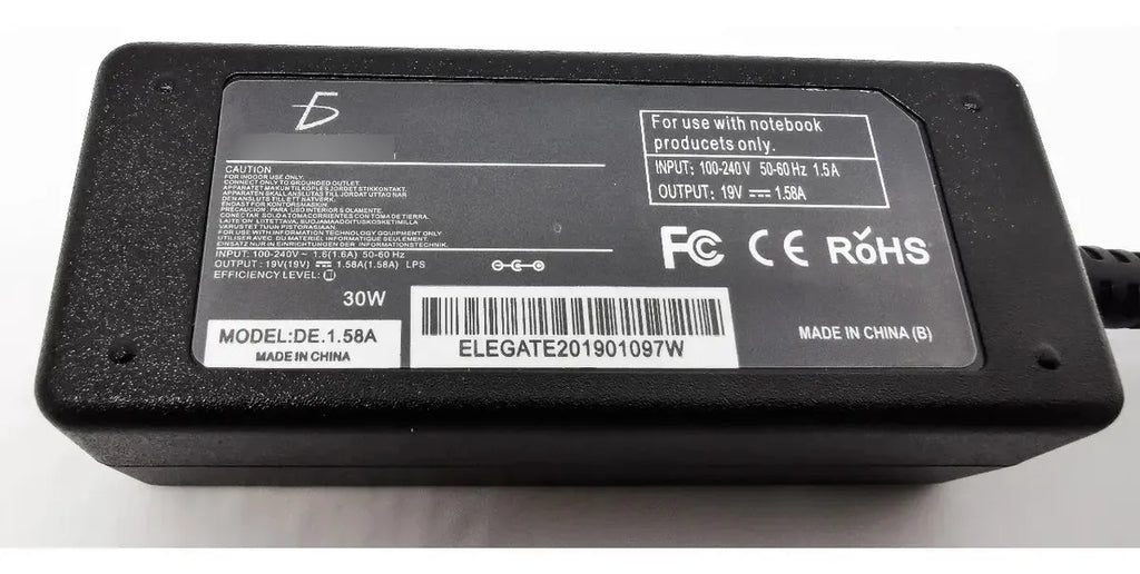 Cargador De Laptop Compatible Con Dell 19v 1.58a 30w 5.5