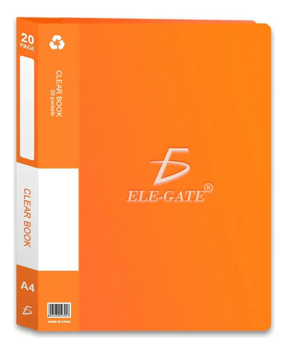 Carpeta De Plástico De Colores Con Etiquetas De
