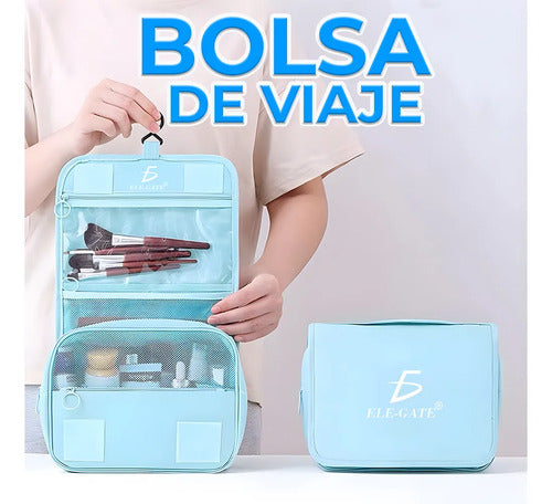 Bolsa De Aseo Para Viaje Con Gancho De Colgar
